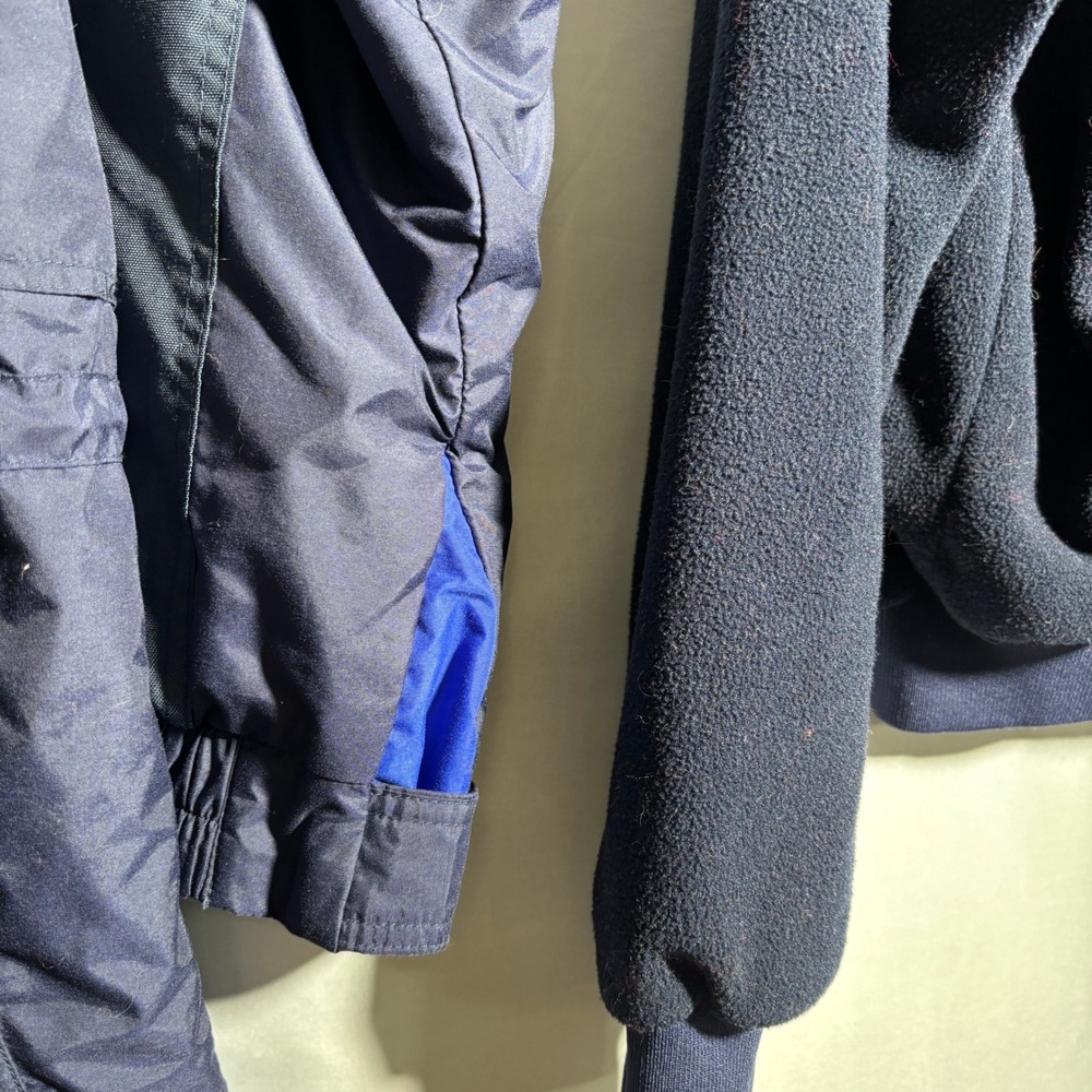 Vintage US Coast Guard Jacket and Fleece Set Navy Blue Size Small Casual Hooded - Picture 3 of 8